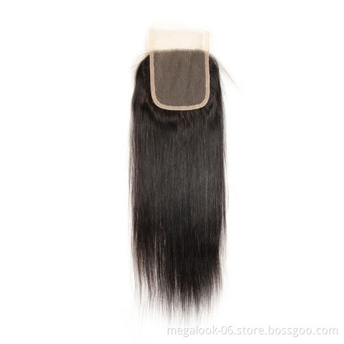 Virgin Single Donor Cuticle Aligned Raw Bundles Grade 10A With Closure